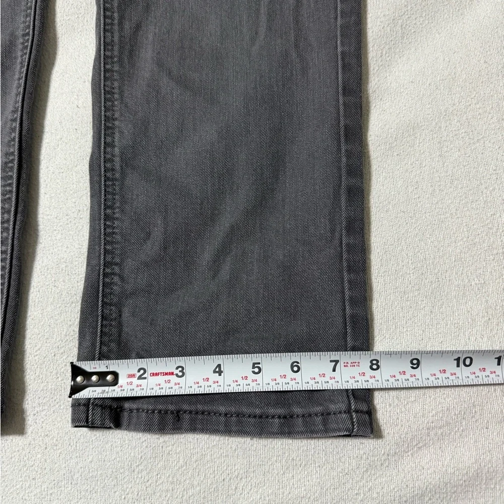 Levis Jeans Mens 37x29 Gray 541 Athletic Tapered‎ Mid Rise Stretch Dark Wash